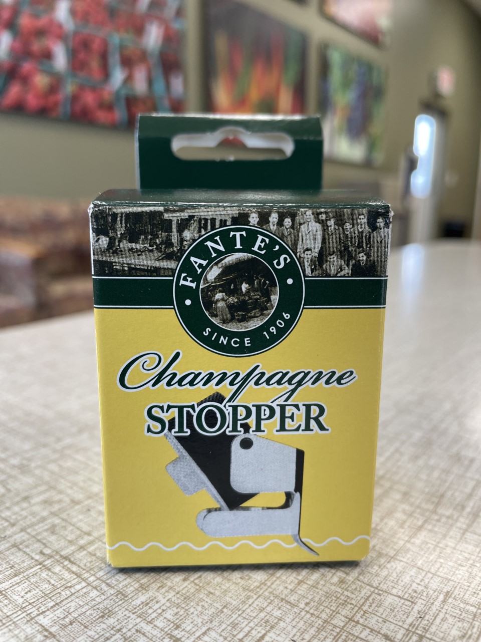 Champagne Stopper Label