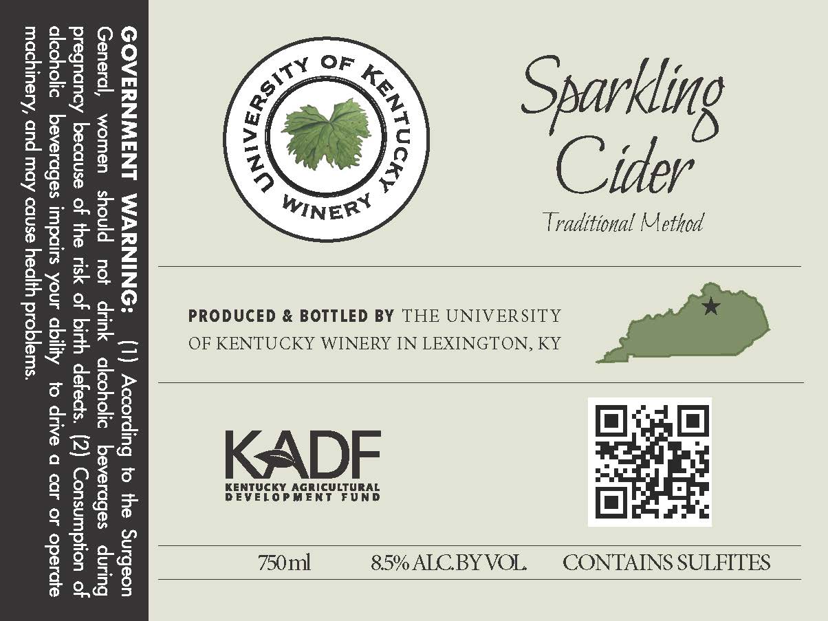 Saignée Cider Back Label