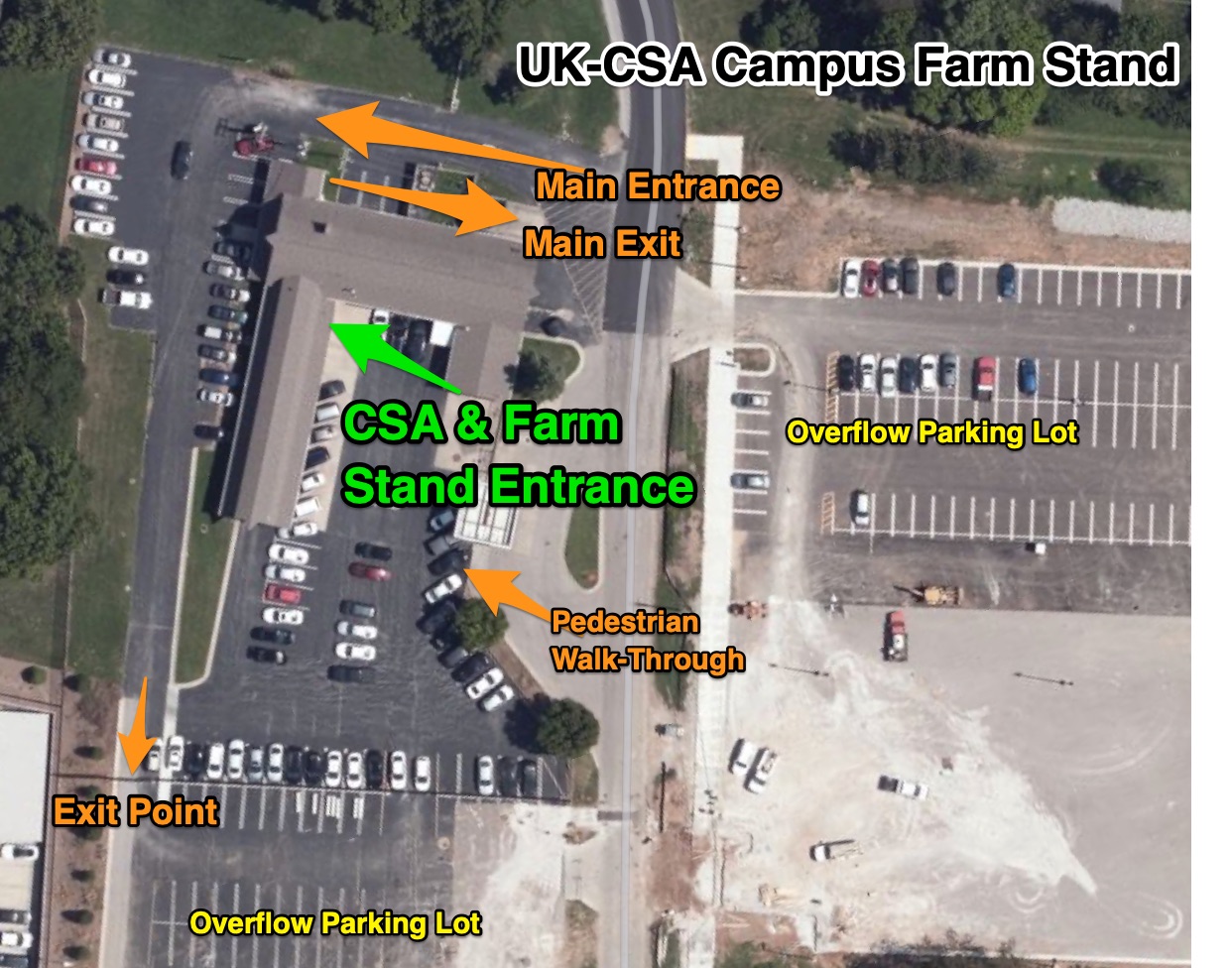 Campus Pickup Location Map